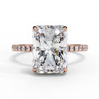 Elegant Diamond Side Stone Brilliance Ring