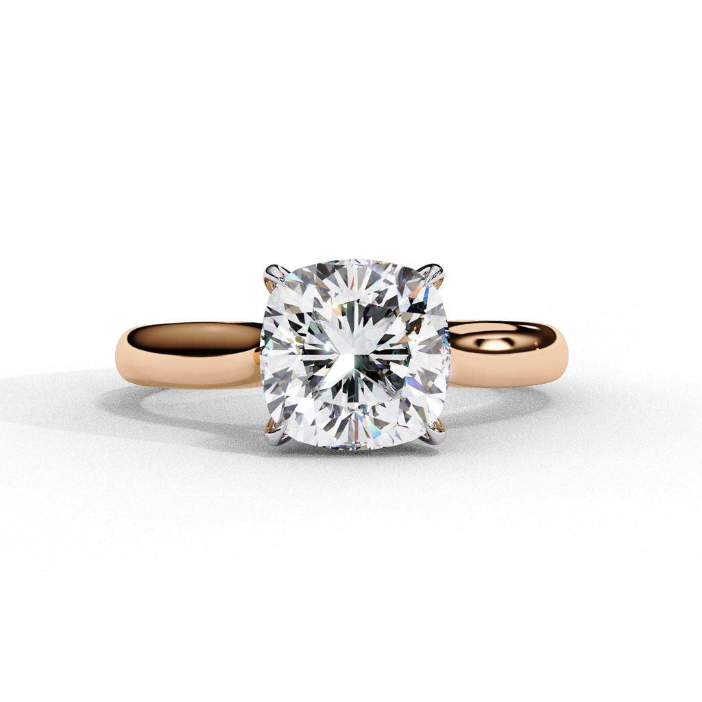 Elegant Central Stone Solitaire Ring
