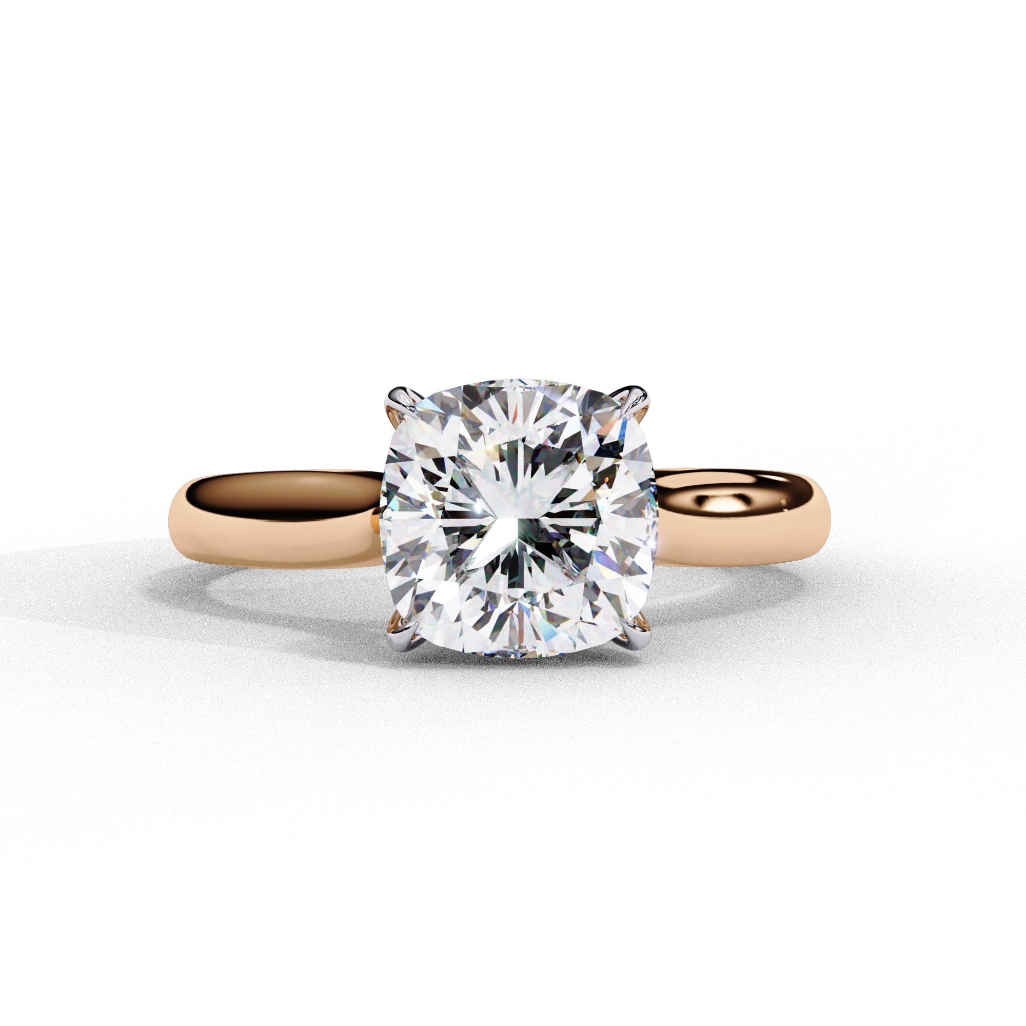 Elegant Central Stone Solitaire Ring