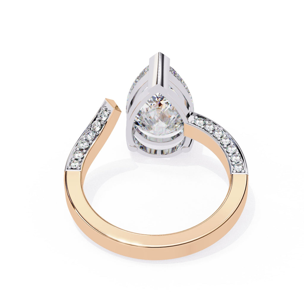 Elegant Side Stone Brilliance Diamond Ring
