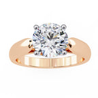 Elegant Solitaire Central Stone Diamond Ring