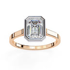 Elegant Central Stone Solitaire Ring