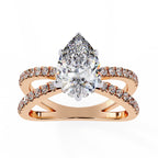 Elegant Brilliance Central Stone Diamond Ring