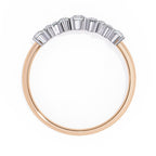 Elegant Diamond Side Stone Brilliance Ring
