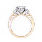 Elegant Diamond Side Stone Brilliance Ring