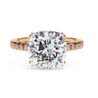 Elegant Diamond Side Stone Brilliance Ring