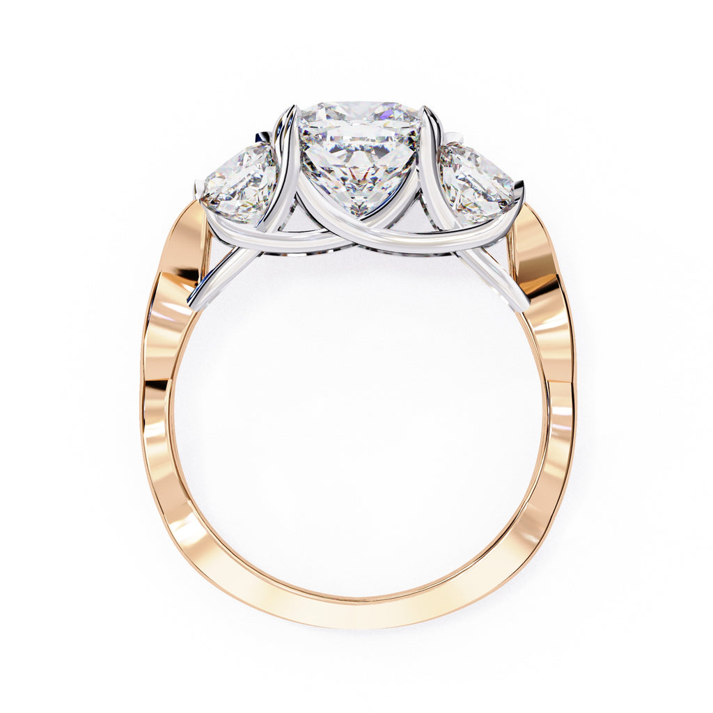 Elegant Central Stone Solitaire Ring