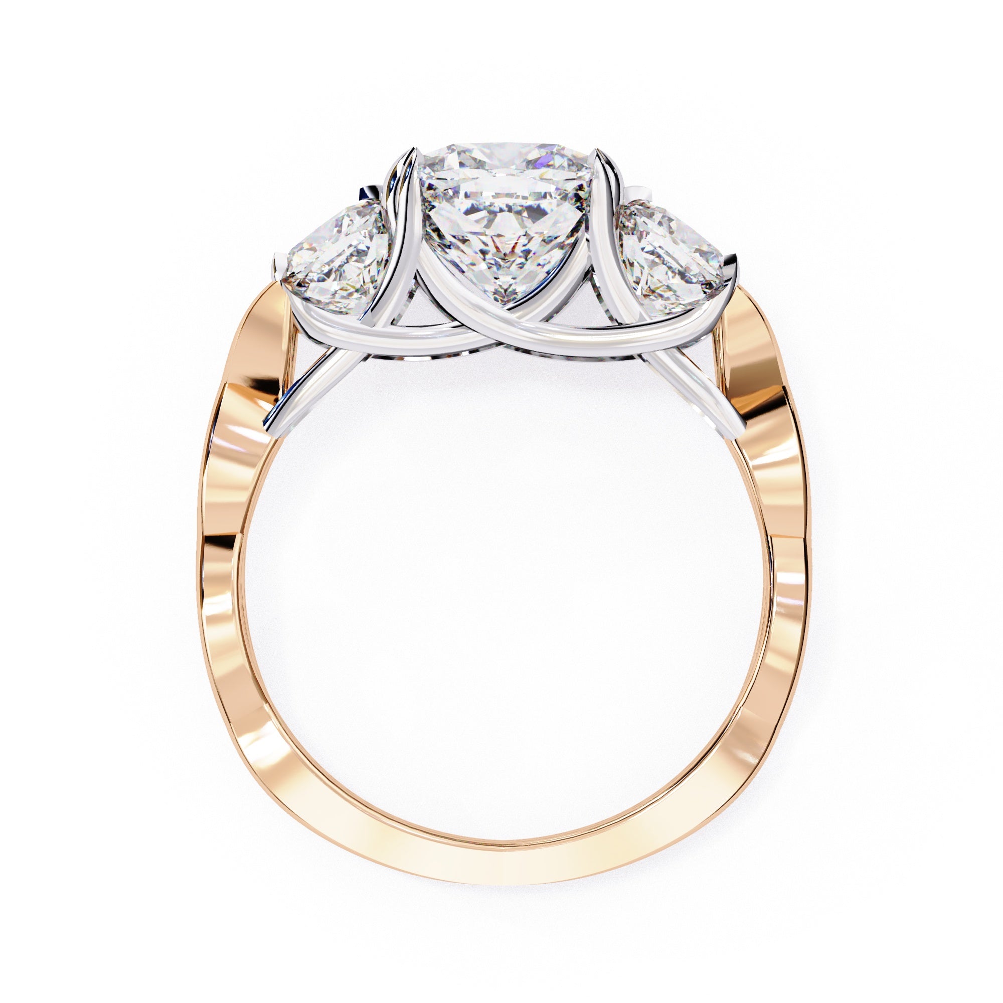 Elegant Central Stone Solitaire Ring