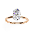Elegant Central Stone Diamond Ring with Sparkling Side Accents