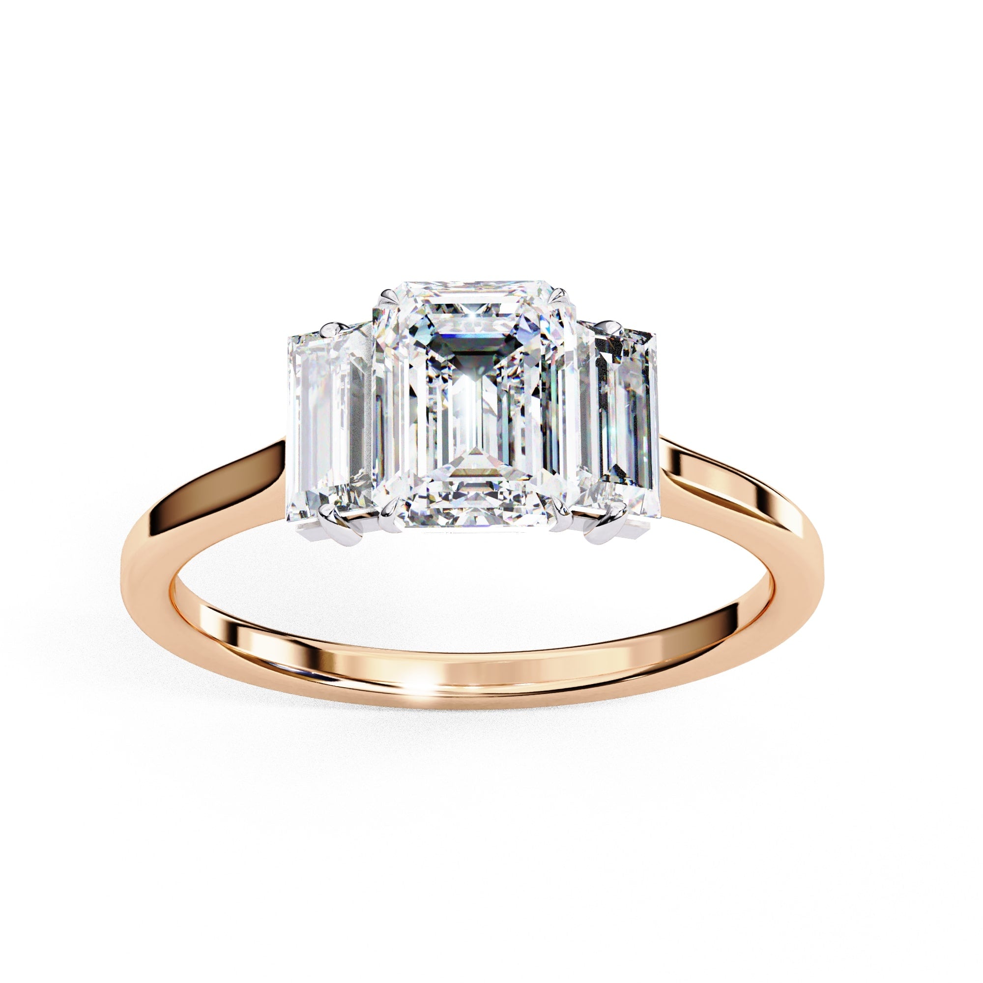 Elegant Multi Stone Central Brilliance Ring