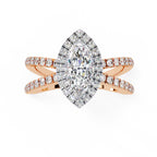 Elegant Diamond Side Stone Brilliance Ring