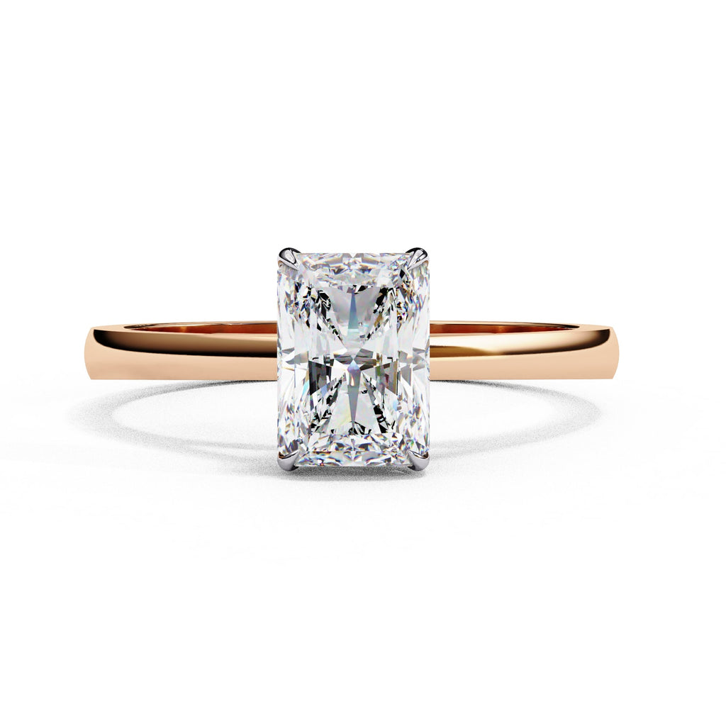 Elegant Central Stone Solitaire Ring