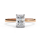 Elegant Central Stone Solitaire Ring