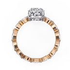 Elegant Diamond Central Stone Ring with Brilliant Side Accents