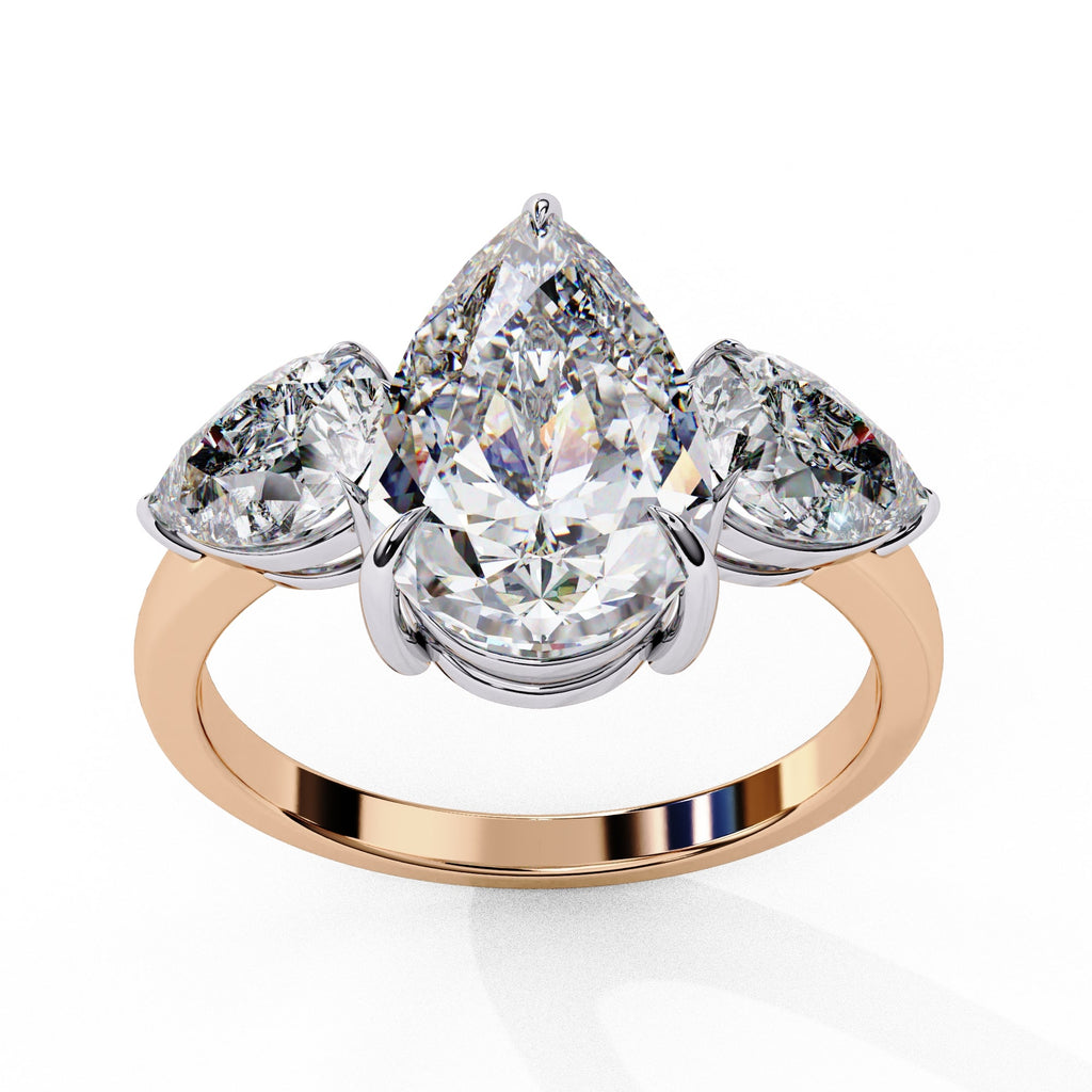 Radiant Multi-Stone Central Cluster Ring