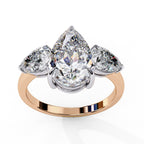 Radiant Multi-Stone Central Cluster Ring