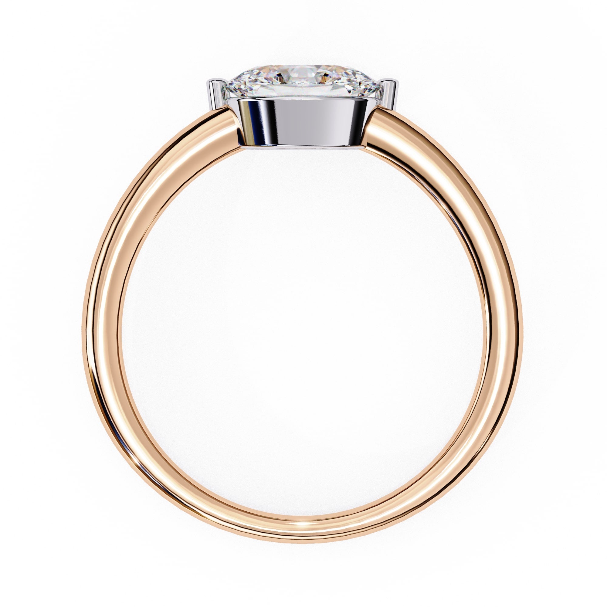 Elegant Solitaire Central Stone Brilliance Ring