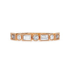 Elegant Diamond Side Stone Brilliance Ring