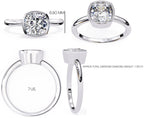 Elegant Solitaire Central Stone Diamond Ring