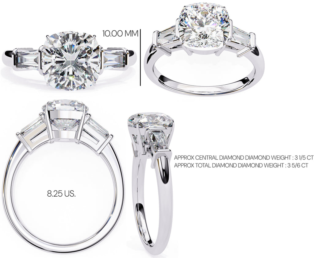 Elegant Solitaire Central Stone Brilliance Ring