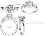 Elegant Solitaire Central Stone Brilliance Ring