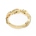 Elegant Diamond Side Stone Brilliance Ring
