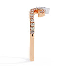 Elegant Central Stone Diamond Ring with Side Stone Accents