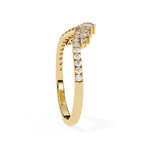 Radiant Diamond Side Stone Eternity Ring