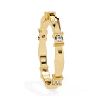 Elegant Diamond Side Stone Brilliance Ring