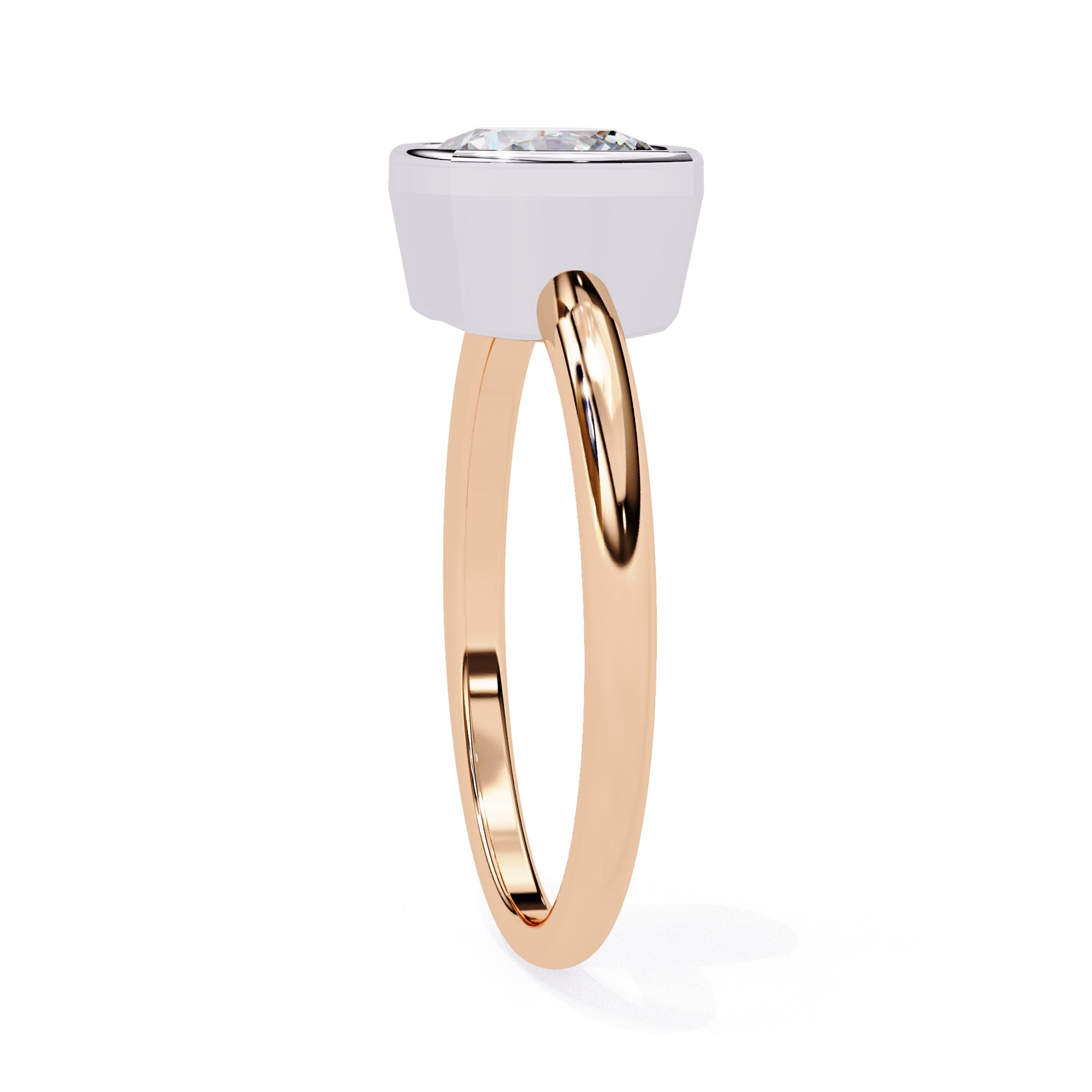 Elegant Solitaire Central Stone Diamond Ring