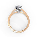 Elegant Solitaire Central Stone Statement Ring