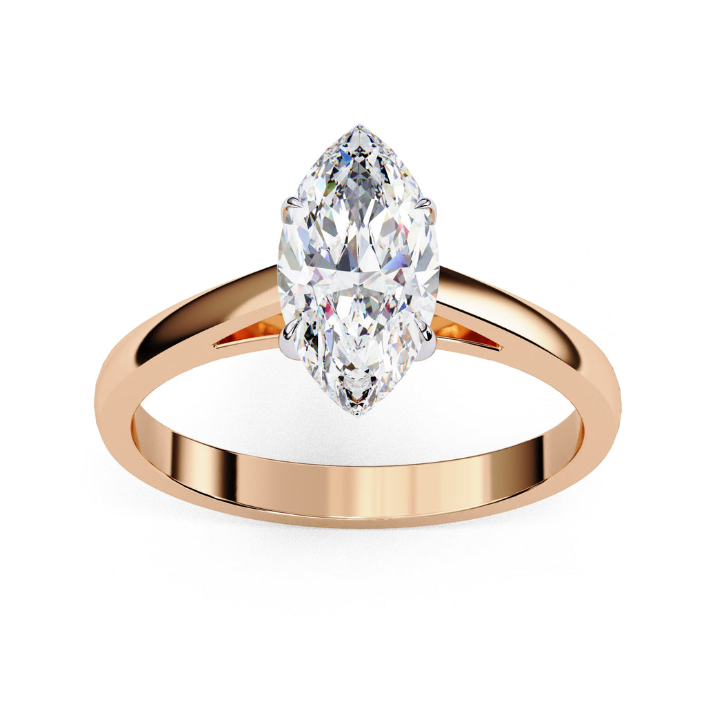 Elegant Central Stone Solitaire Ring