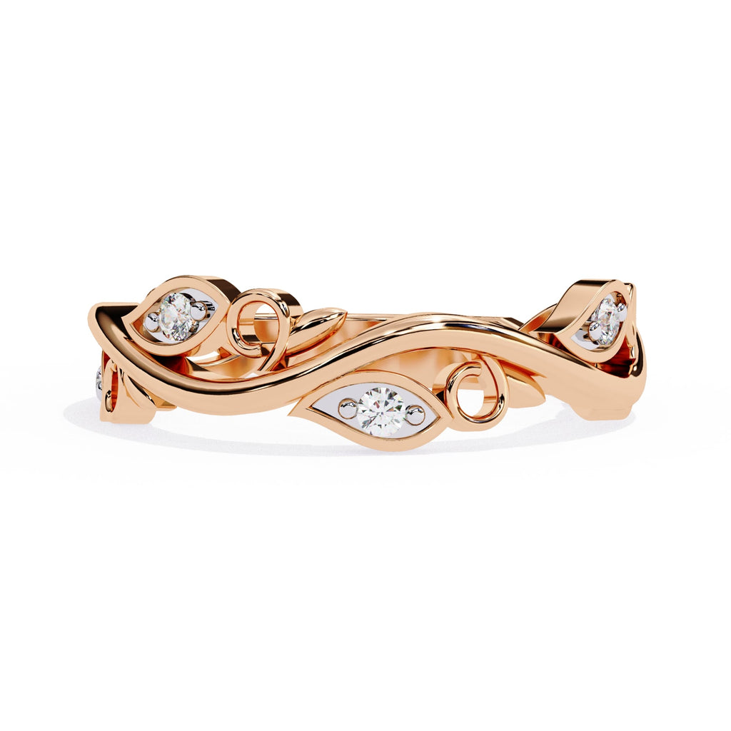 Elegant Diamond Side Stone Brilliance Ring