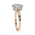 Elegant Radiant Central Stone Ring
