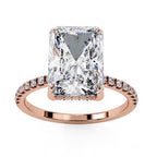 Elegant Diamond Side Stone Brilliance Ring