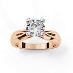Elegant Solitaire Central Stone Ring