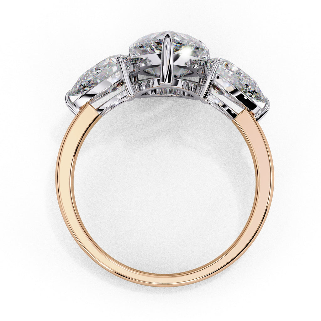 Radiant Multi-Stone Central Cluster Ring