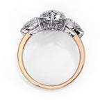 Radiant Multi-Stone Central Cluster Ring