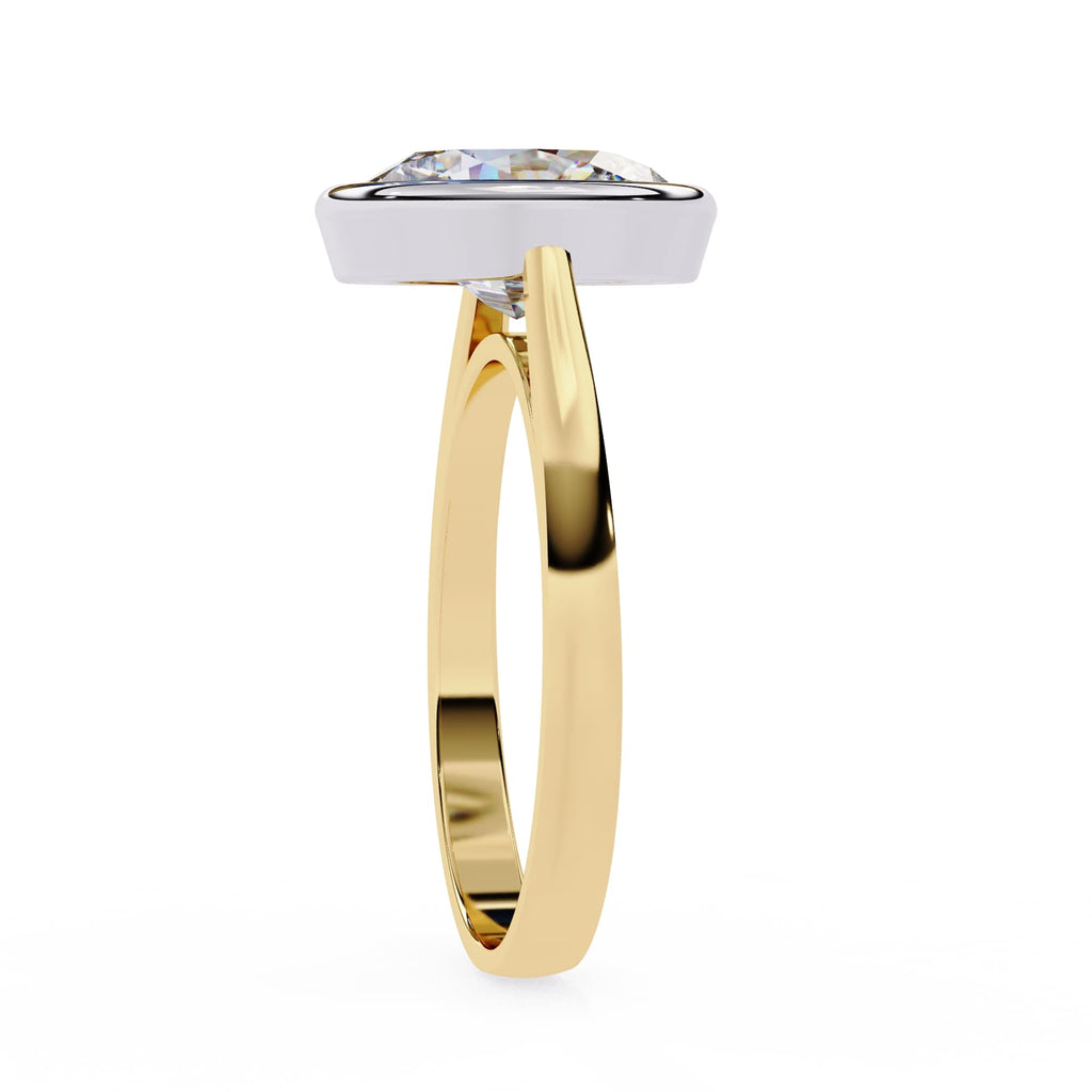 Elegant Solitaire Central Stone Ring