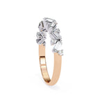 Radiant Diamond Side Stone Eternity Ring