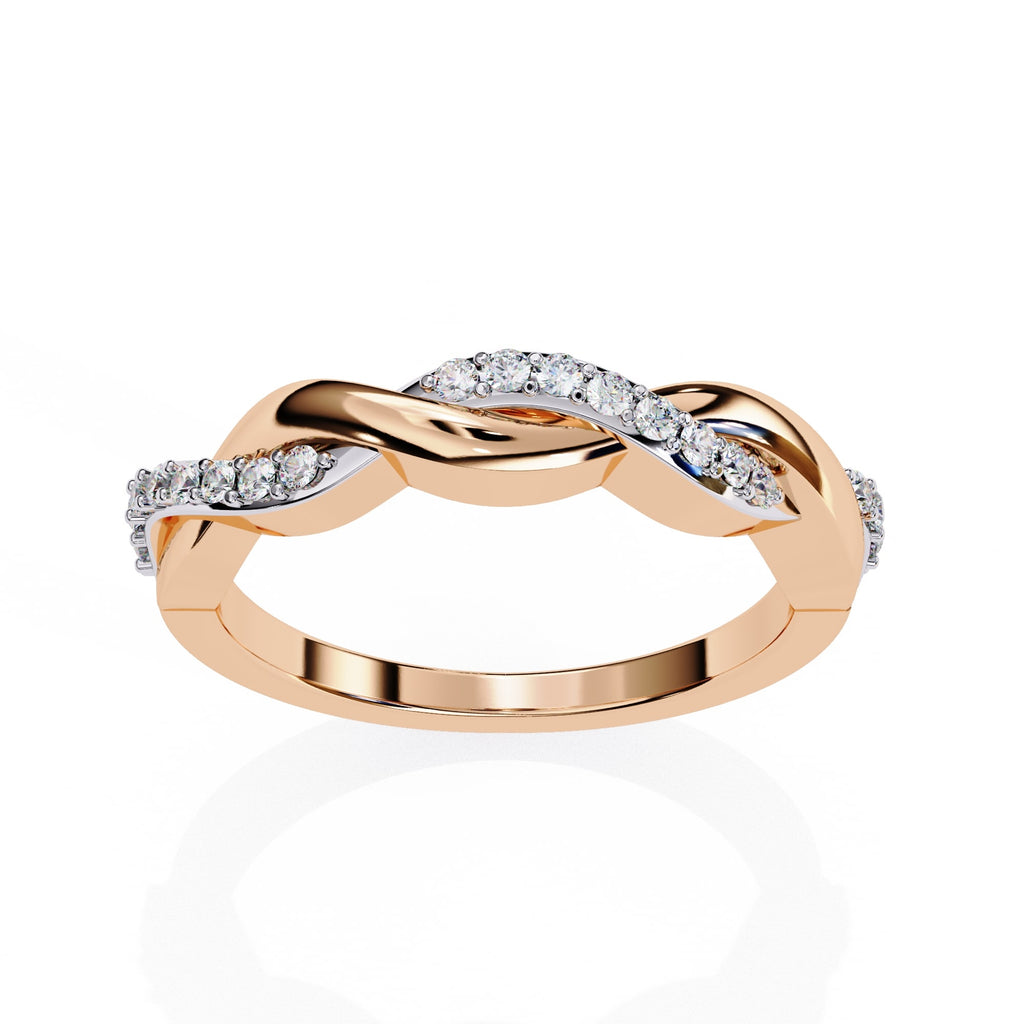 Elegant Diamond Side Stone Brilliance Ring
