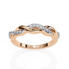 Elegant Diamond Side Stone Brilliance Ring