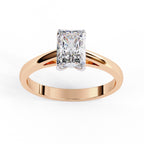 Elegant Central Stone Solitaire Ring