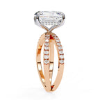 Elegant Diamond Side Stone Brilliance Ring