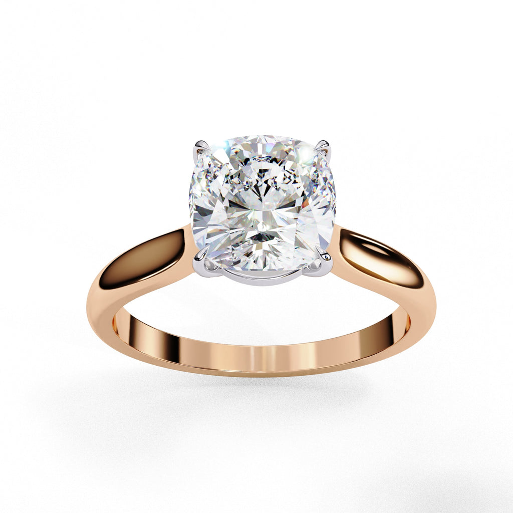 Elegant Central Stone Solitaire Ring