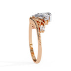 Elegant Radiance Central Stone Diamond Ring