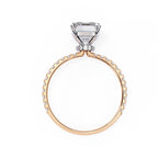 Radiant Central Stone Diamond Halo Ring