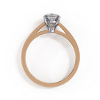 Elegant Central Stone Solitaire Ring