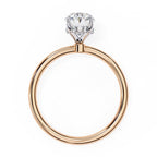 Elegant Central Stone Diamond Ring with Sparkling Side Accents