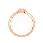 Radiant Solitaire Central Stone Ring